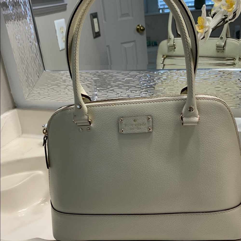 Kate Spade White Leather Handbag